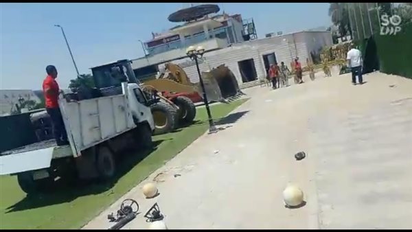 جانب من رفع الإشغالات