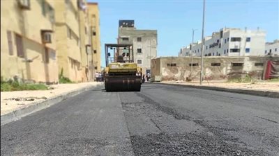 محافظ بورسيعد: استمرار أعمال تطوير ورصف طرق المنطقة السابعة │ صور