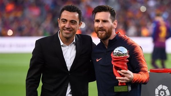 ميسي وتشافي