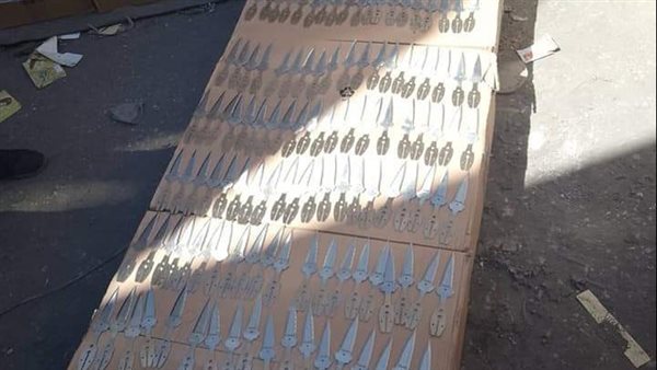 جانب من المضبوطات