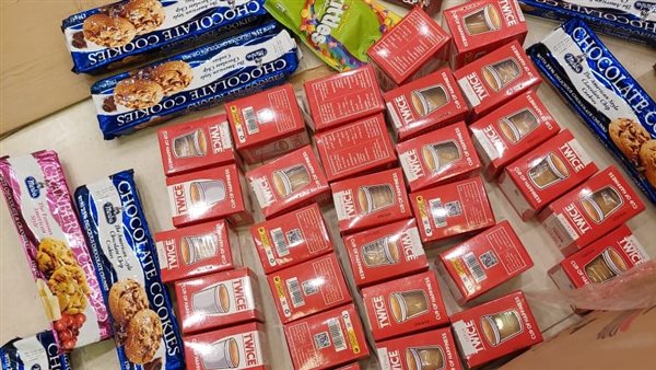 ضبط مواد غذائية منتهية