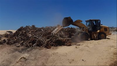 إزالة مفحمة مخالفة ومصادرة معداتها في العريش | صور