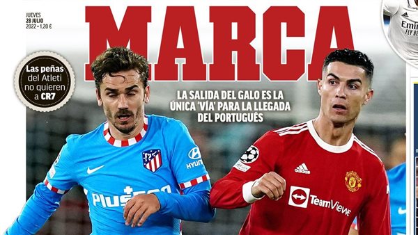 غلاف صحيفة ماركا