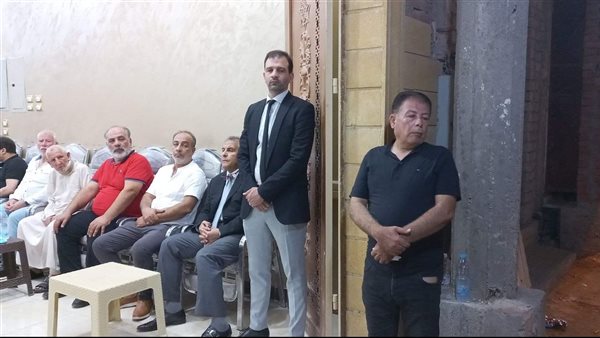 بدء عزاء زوجة الكابتن