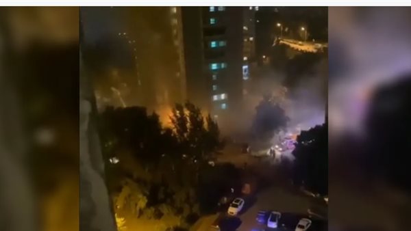 حريق بموسكو 