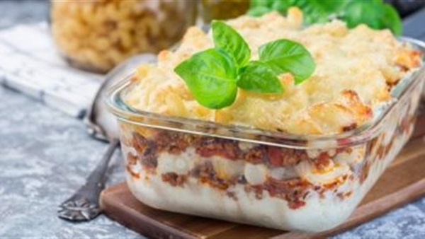 مكرونة بشاميل بالجبن