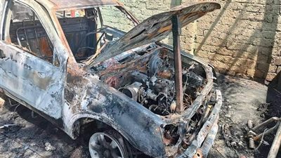 ضبط شخصين أضرما النيران في سيارة ربع نقل انتقاما من صاحبها بالغربية