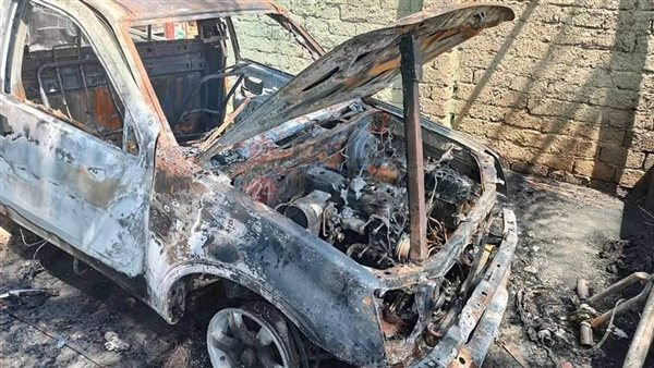 إضرام النيران في