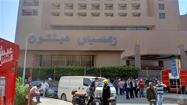حريق بفندق رمسيس