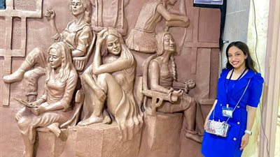 آلام الوحدة ومواجع الحزن.. هبة شريف تجسد معاني الفقد عبر مشروع نحتي