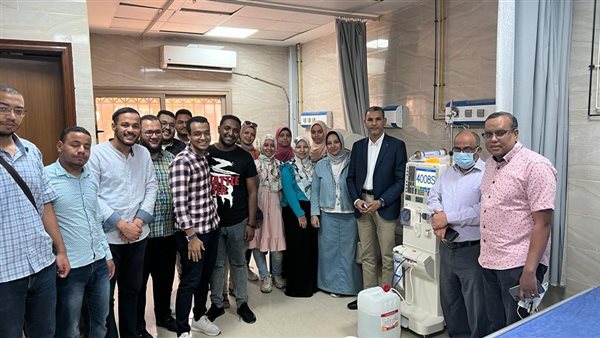 تبرع طلاب طب لمستشفي