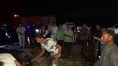 نقل جثامين لضحايا حادث سوهاج إلى مستشفيات جهينة والمراغة