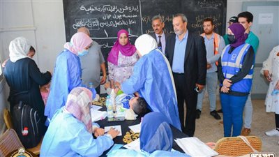 قافلة جامعة طنطا الطبية تقدم الرعاية الصحية لـ 1454 حالة بقرية بشبيش