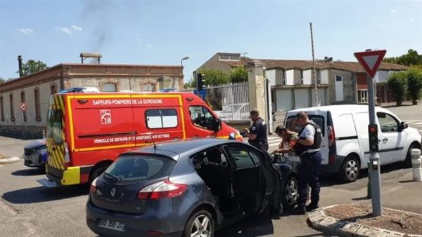 محيط المصنع المنفجر