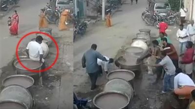 سقط في وعاء ممتلئ بالمياه المغلية.. وفاة هندي أثناء تحضير عصيدة لمهرجان آدي | فيديو