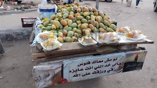 عربة تين شوكي تقدم