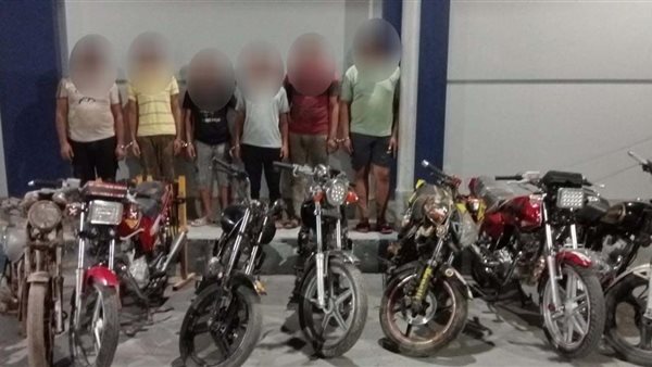 المتهمين بحوزة المضبوطات