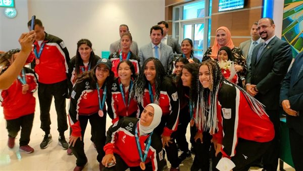 وزير الرياضة في استقبال