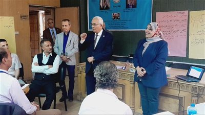 نائب وزير التعليم يتابع سير التدريبات حول مفاهيم البيئة وقضايا المناخ