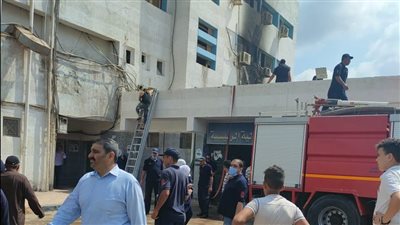 نقل 16 مريضًا من مستشفى كفر الشيخ بعد حريق العناية المركزة لمستشفيات مجاورة