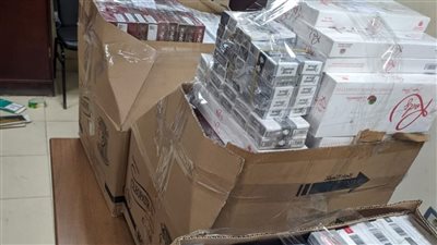 ضبط محاولة تهريب سجائر أجنبية غير خالصة الضرائب والرسوم الجمركية بالمنصورة