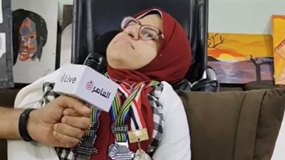 حصلت على مجموع 80.5 % بالثانوية.. الطالبة صفاء طه تتحدى إعاقتها: بطلة الجمهورية في رياضة البوتشي| بث مباشر 