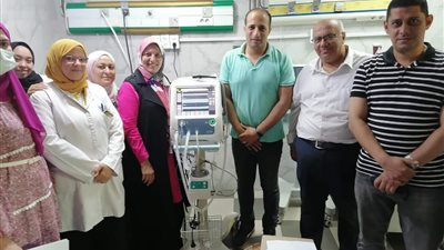 تركيب جهاز تنفس صناعي بمستشفى كفر الزيات لخدمة الأطفال المبسترين