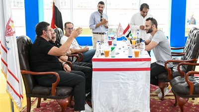 زيارة فيتوريا مدرب منتخب مصر لنادي الزمالك