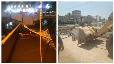 الإنقاذ النهري يبحث عن رضيعة عمرها 8 أيام ضحية انهيار كوبري بالشرقية