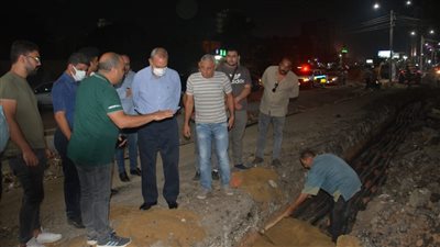 محافظ القليوبية يتفقد المرحلة الثانية من أعمال تطوير شارع فريد ندا