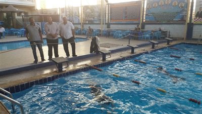 وكيل رياضة الغربية يتابع تنفيذ الإجراءات الاحترازية داخل حمامات السباحة