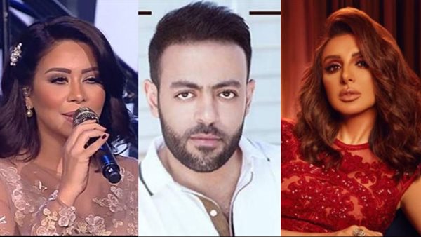 أنغام وتامر عاشور