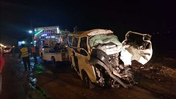 إنقلاب ميكروباص ـ