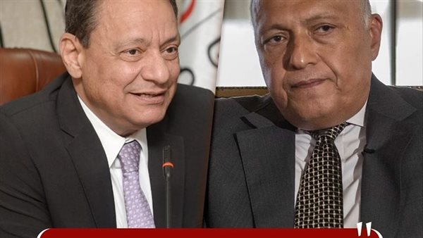 سامح شكري وكرم جبر