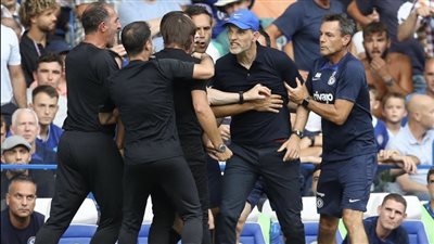 توخيل يكشف تفاصيل مشادته مع كونتي بعد مباراة تشيلسي وتوتنهام