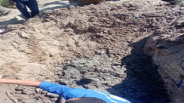 إصلاح خط مياه 