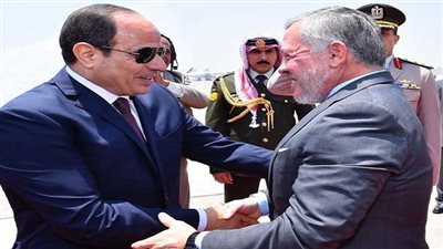 العاهل الأردني يعزي الرئيس السيسي هاتفيا في ضحايا حادث كنيسة المنيرة