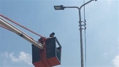 فصل التيار الكهربائي عن لوحة توزيع البدالة بدسوق في كفر الشيخ 