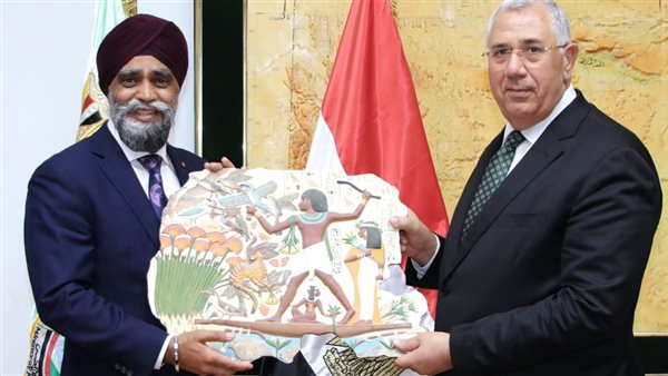 لقاء وزير الزراعة