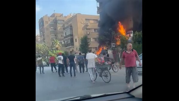 حريق بمدينة نصر 