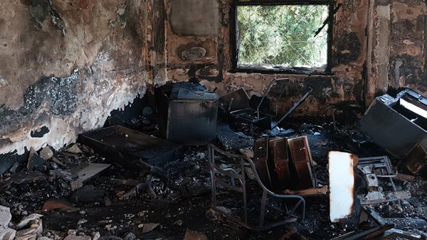 مكان الحريق