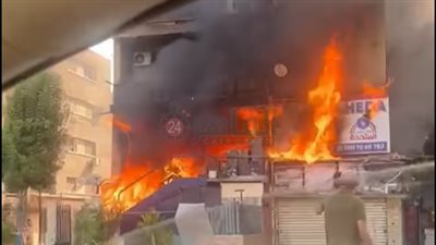 الاستعلام عن الحالة الصحية لـ5 مصابين في حريق محل للأثاث بعباس العقاد 