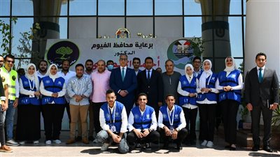 محافظ الفيوم يشهد تدشين مبادرة أشجار بلا كوارث لتحسين البيئة