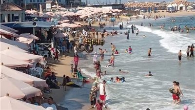 تراجع نسبة الإقبال على الشواطئ بالإسكندرية 
