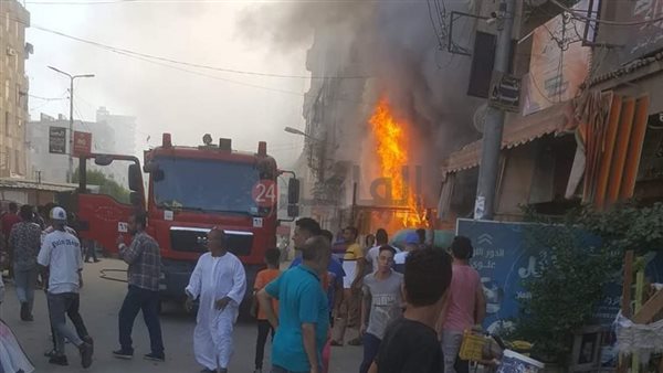 حريق مطعم شهير للمأكولات