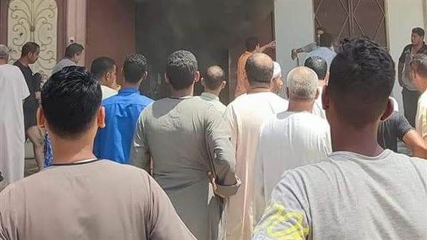 نشوب حريق في محل