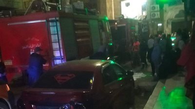 حريق في مخزن أدوية بكفر الزيات بالغربية.. والدفع بسيارتي إطفاء |صور