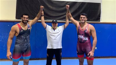 يوسف حميدة يمثل مصر في بطولة العالم للمصارعة