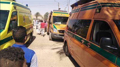 إصابة 3 أشخاص في حادثين متفرقين على الطريق الزراعي بالمنيا