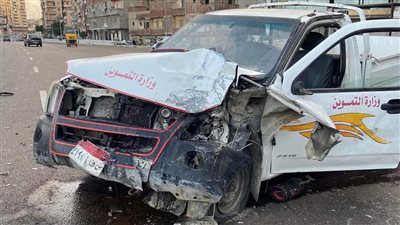 إصابة شخصين في حادث تصادم بطريق المحمودية بالإسكندرية